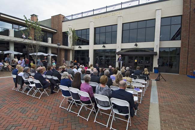 Furman University Dedicates Multi-Phase Renovations and  Expansion of Trone Student Center